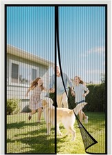 Upgraded 2025 Magnetic Screen Door - Heavy Duty, Hands-Free, Bug  Pet Friendly