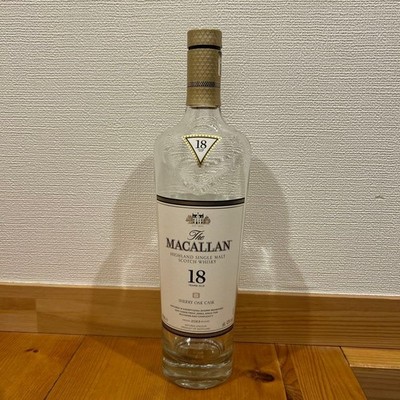 The Macallan 18 Year Old Single Malt Whisky 700ml Empty Bottle
