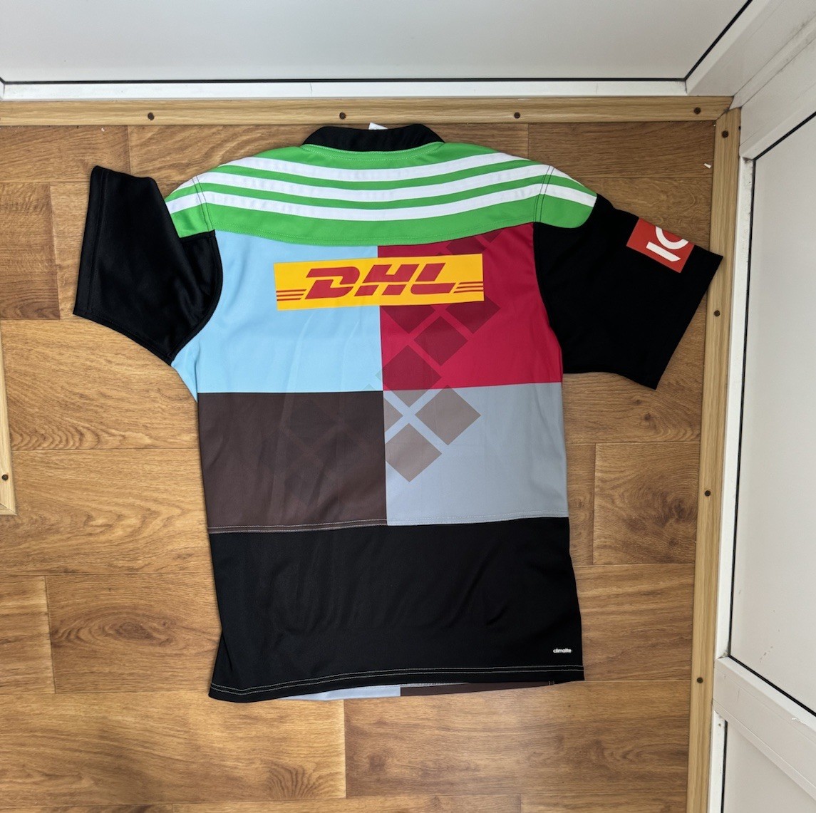 Harlequins 2014/2015 Home Adidas Rugby Jersey Shirt Mens Size M Medium thumbnail 5