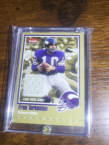 2003 Fleer Tradition Throwback Game used Jersey TB-FT FRAN TARKENTON Vikings - Bild 1 von 2