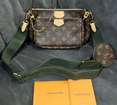 Louis Vuitton Multi Pochette Accessoires in Khaki