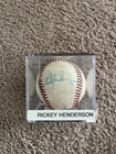 Rickey Henderson Signed Baseball JSA Authenticated