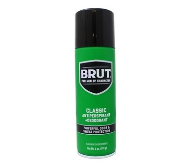 Pack  2 BRUT Classic Antiperspirant  Deodorant Spray - Scented Aerosol Deodorant