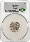 1913 Type 2 Buffalo Nickel CAC AU58