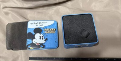 Disney 75 Years Comics Blue Tin Only No Watch