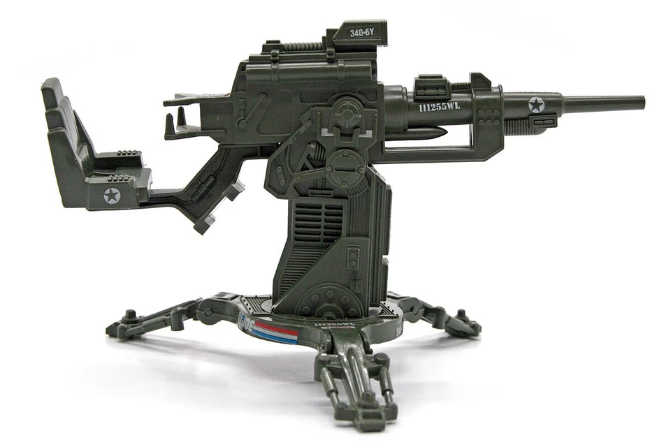 Vtg ('82) GI Joe "FLAK" (LOOSE) Plastic Toy Artillery (v1/s1), by Hasbro (#6075) - Image 2 of 4