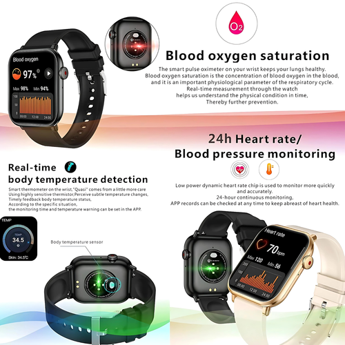 Manike QX7 Pro Smartwatch – Stilvoller Alltagsbegleiter mit Top-Funktionen - 第 6/12 張圖片