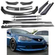 Front Bumper Lip Rear Splitter Spoiler Side Skirt Carbon Fiber For Acura Rsx Front Bumper Lip Rear Splitter Spoiler Side Skirt Carbon Fiber For Acura Rsx