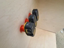 4x DeWALT BATTERY MOUNT HOLDERS - 18v NiMH NiCAD - High Quality - (MADE IN USA)