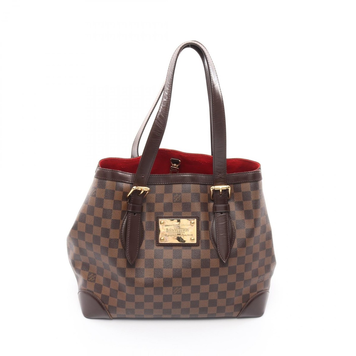 LOUIS VUITTON Hampstead MM Tote shoulder Bag N51204 Damier leather