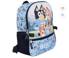 Bluey Backpack for Pre-School Girls  Boys, Kids 16" School Bag Backpack Only