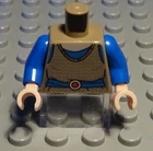 Lego Figure Accessories Top Torso Dark Beige Blue Star Wars