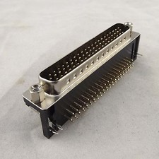 10x D-SUB DB62 62 Pin Male Right Angle PCB Solder Cable Adapter Connector 3 Rows