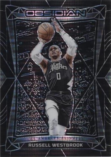 2023-24 Panini Select Zebra Prizm SSP #346 Russell Westbrook