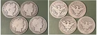 4 x 1906 P-D-O-S Barber Half Dollars As Pictured 50C - Free Shipping - Set Break