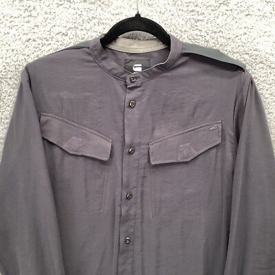 G Star Raw Shirt Women's M Black Rovic Crusader Boyfriend