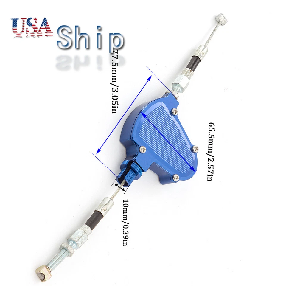 Universal de EE. UU. Para Kawasaki Suzuki Pivote Acrobacias Embrague Tirar Cable Palanca Sistema Fácil Foto 3 de 4