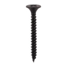 Image of BLACK BUGLE HEAD DRYWALL FINE THREADED SCREWS DRYLINING WOOD FRAMEWORK STUD WALL