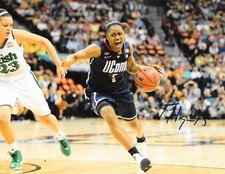 Tiffany Hayes Atlanta Dream signed Connecticut Huskies 8x10 photo UCONN Women 3