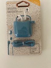 MVMT Premium silicone case with Neck Strap  Earbuds Covers for Airpods. New