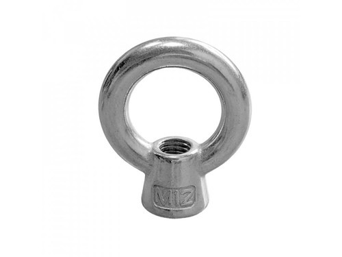 EDELSTAHL V4A Ringmutter Schraubring Augenmutter Öse M6 M8 M10 M12 M16 Kette - Bild 6 von 7