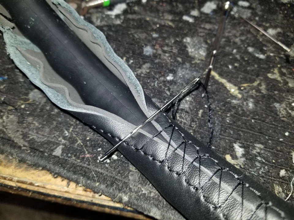 Ford Bronco F150 F250 F350 LEATHER WHEEL KIT 1992-1996 OE Covers spokes - Image 4 of 4