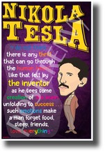 I do not think there is any thrill... Nikola Tesla - NEW POSTER fp439 
