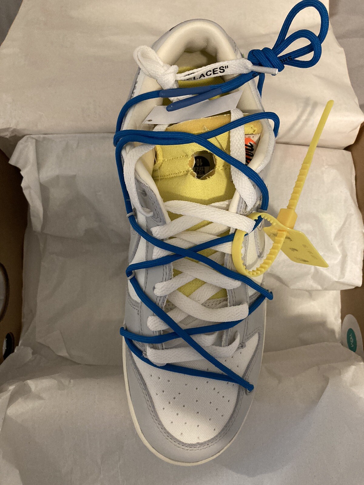 OFF WHITE X NIKE Taglia 10 Nike Dunk Low x Off White lotto 10 di 50 2021