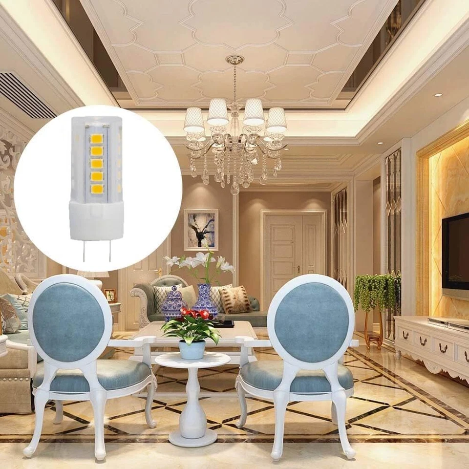 Diodesy 4PK G4 LED Landscape Light Bulb, 4.5W, 40W, 2700K,T5, 400LM, 12V - Image 2 of 4