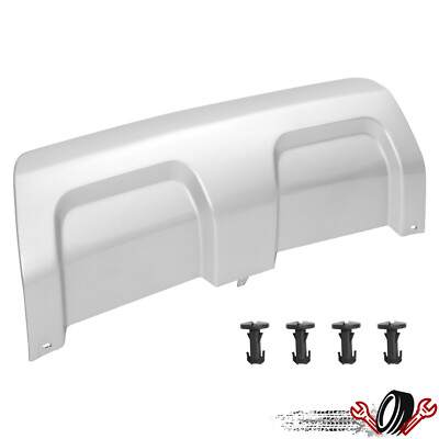 Rear Bumper Silver Skid Plate For Land Rover Range Rover Sport 2014-2017 Trim