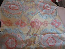 Pottery Barn Kids yellow multi paisley fitted sheet New wo tags