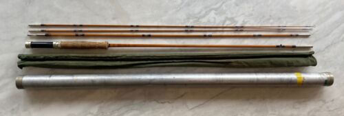 VINTAGE THOMAS 8 1/2'  BAMBOO FLY ROD - Picture 1 of 13