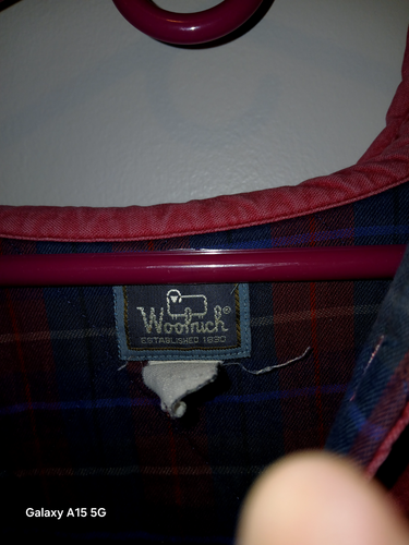 Woolrich Womens Pink Shacket Large Flannel Lined Button Cotton Casual - Picture 3 of 5