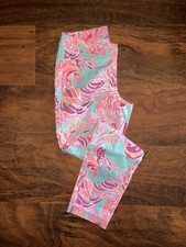 Lilly Pulitzer 2 Poolside Blue LOVE BIRDS KELLY PANTS Skinny Ankle Stretch 27.5  