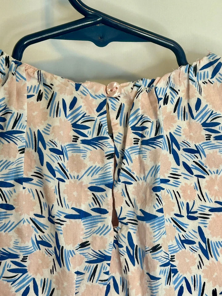 Girls Gymboree Pink Floral Top Size XS (4) - Image 2 of 4