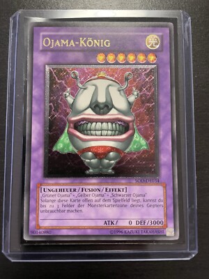 Yu-Gi-Oh! Ojama König SOD-DE034 Ultimate Rare  Near Mint Oldschool GX