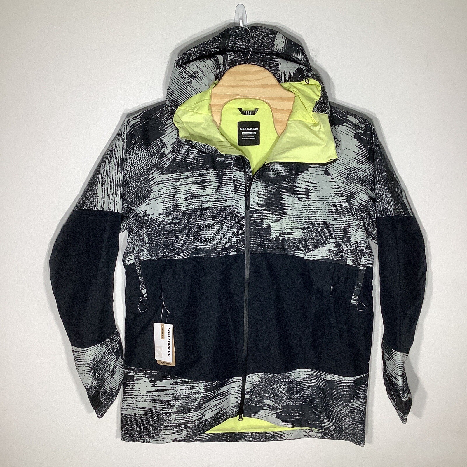 Giacca da sci snowboard Salomon uomo Transfer Puff taglia XXL NUOVA CON ETICHETTE