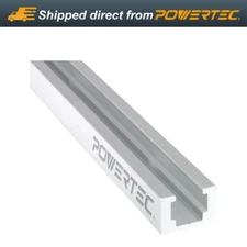 POWERTEC Aluminum T-Track 48" Heavy Duty | Specialized T Slot Track Mounting