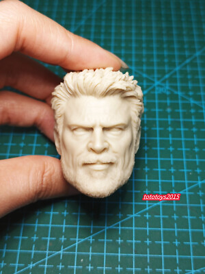 1:6 Mr.Butcher Karl Urban Head Sculpt Model For 12'' Male Action Figure Body