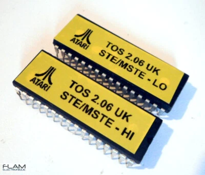 Atari STE / MEGA STE TOS 2.06 (U.K) English - 2x puces 32 PINS chips