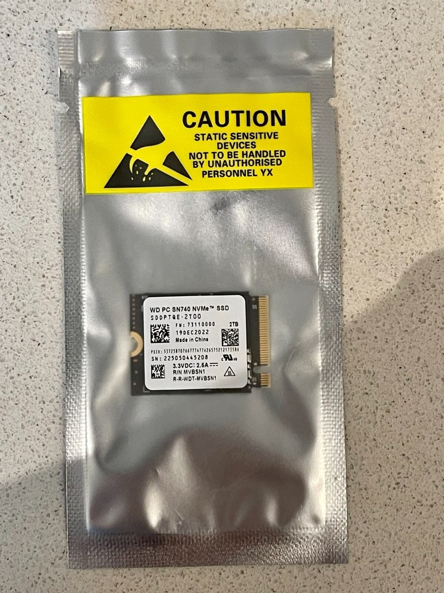Western Digital 2TB SSD WD SN740 2TB M.2 2230 SSD NVMe PCIe Gen4