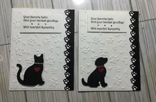 Dog or Cat Card KIT of 4 - Sympathy - Choose Dog or Cat from dropdown list