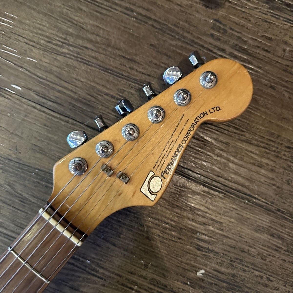 FERNANDES FST-60 White Made in Japan 1970s ST Type Vintage