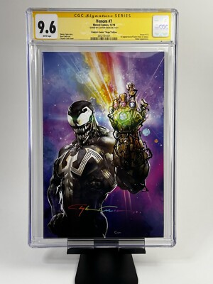 ヴェノム#7 CGC 9.6 クレインバージンバリアント Venom #7 Virgin CGC 9.6 SS Clayton Crain Infinity Rainbow