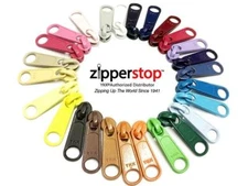 YKK Long Pull Zipper Heads- 4.5mm loose sliders/pulls choose amount and colors