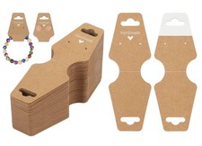 joycraft 100Pcs Bracelet Display Cards, 4.7x1.7 inch Self Adhesive Necklace D...