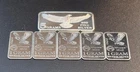 NEW 10 Gram Silver Eagle Combo Lot--5 Gram MONARCH and 5-1Gram Wessex Mint Eagle