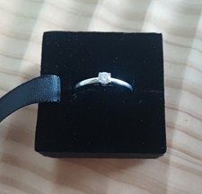 CHRIST Silber Ring mit Zirkonia