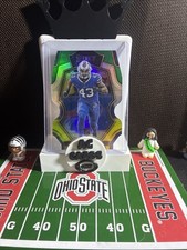 2022 Panini Select #113 Terrel Bernard Green and Yellow Prizm Die Cut