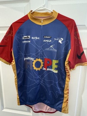 Nike Lance Armstrong Foundation Ride for the Roses 2002 Cycling Jersey Men's XL